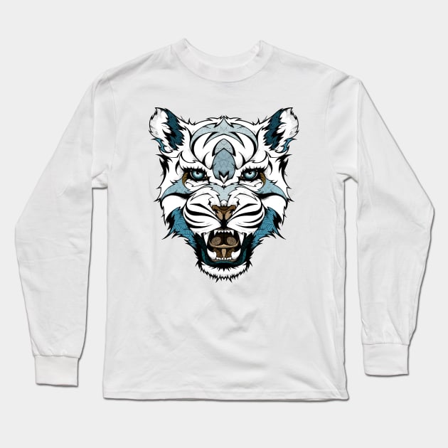 Angry Cat Long Sleeve T-Shirt by AndreasPreis